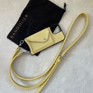 Bandolier cross body phone case.  iphone 12 pro
